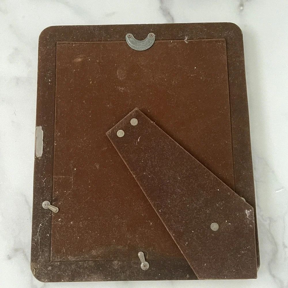 Vintage Picture Frame Dark Gun Metal Color 12